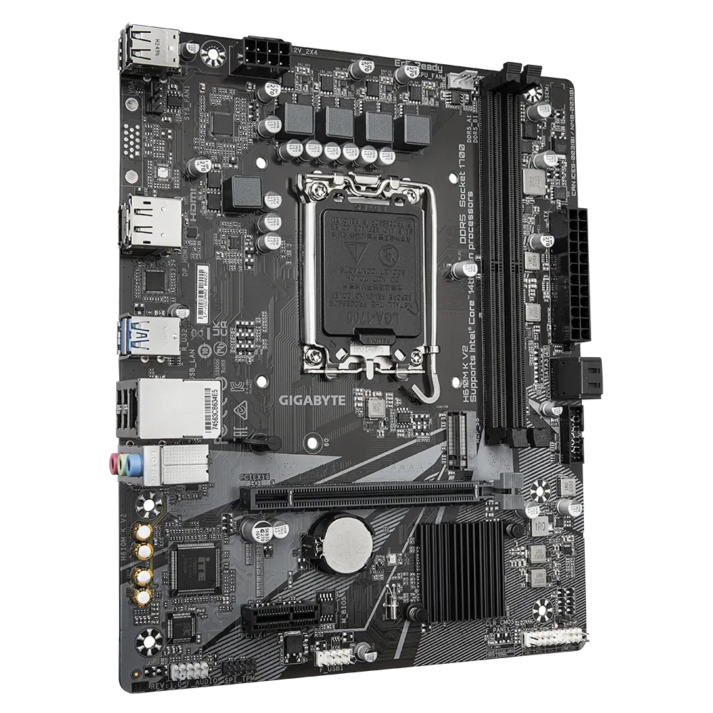 Gigabyte H610M K V2 DDR5 Motherboard For Intel 12th | 13th | 14th Gen view 3